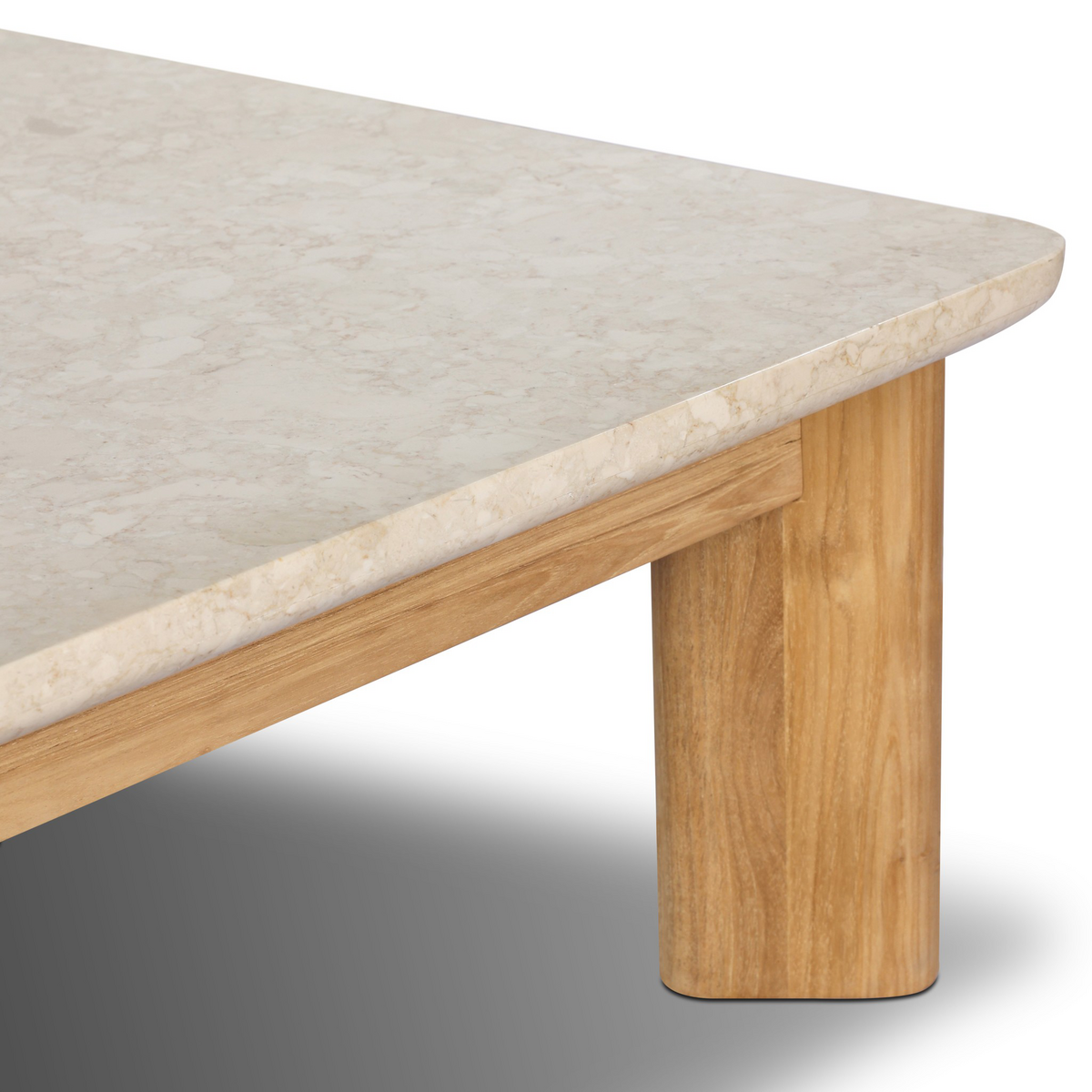 Sterling Outdoor Stone Coffee Table by Four Hands