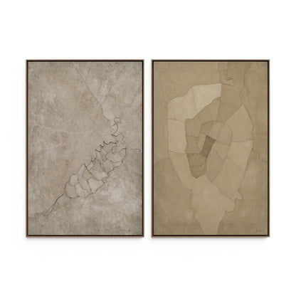 Pinecorn Ii Diptych By Kimmy Quillin