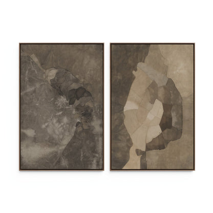 Pinecorn I Diptych By Kimmy Quillin