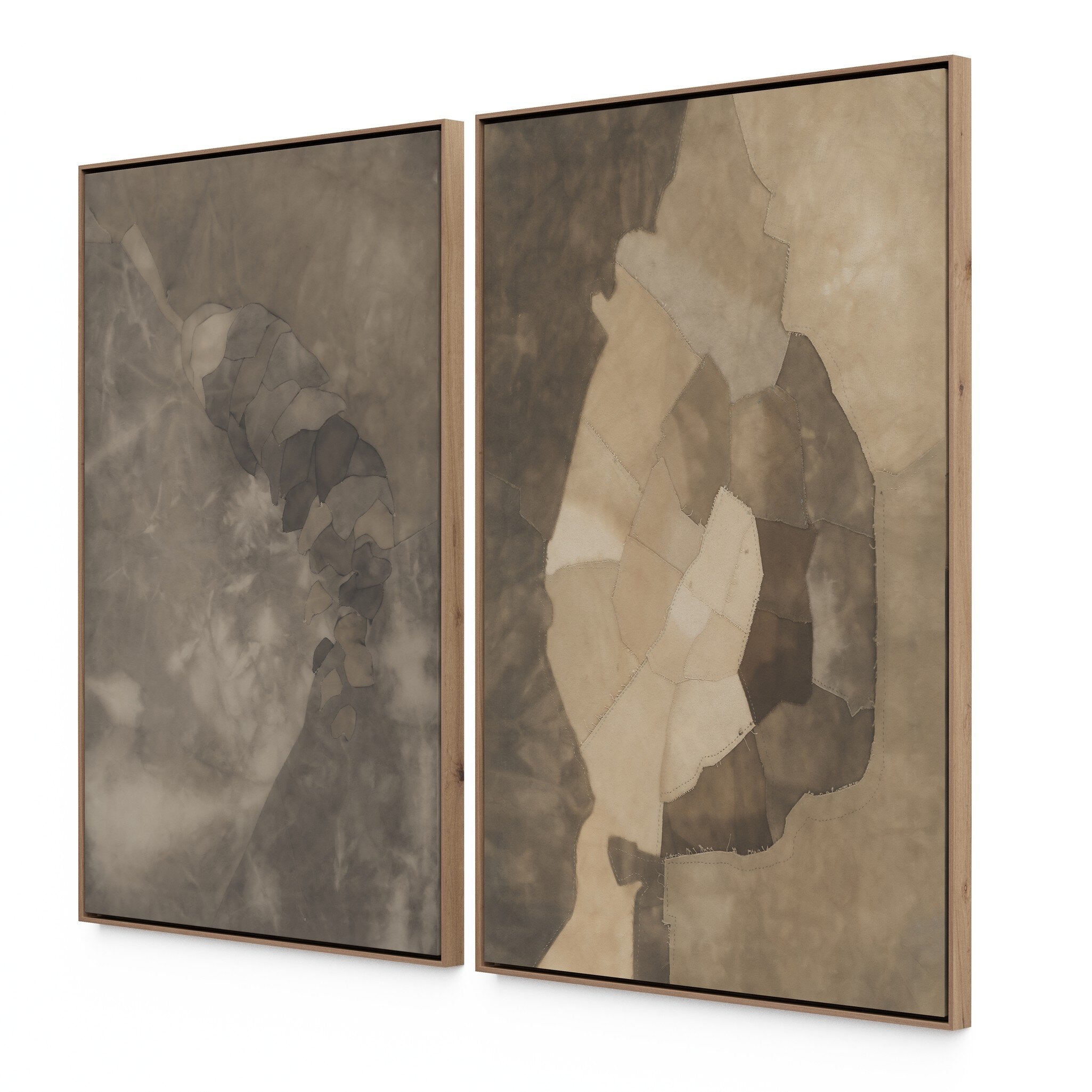 Pinecorn I Diptych By Kimmy Quillin