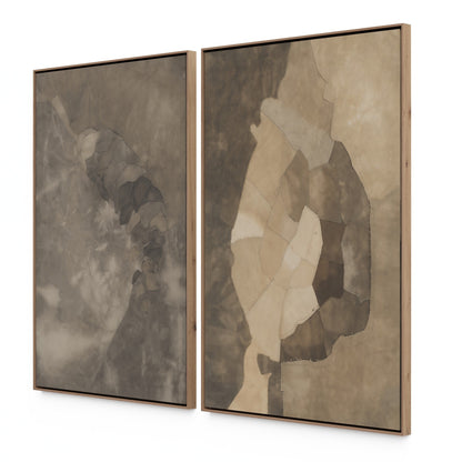 Pinecorn I Diptych By Kimmy Quillin
