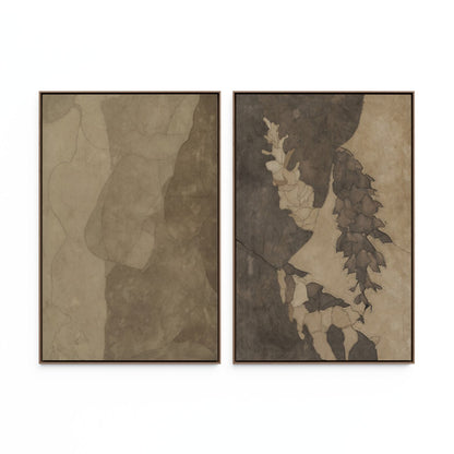 Pinecorn Iii Diptych By Kimmy Quillin