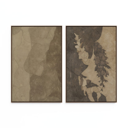 Pinecorn Iii Diptych By Kimmy Quillin