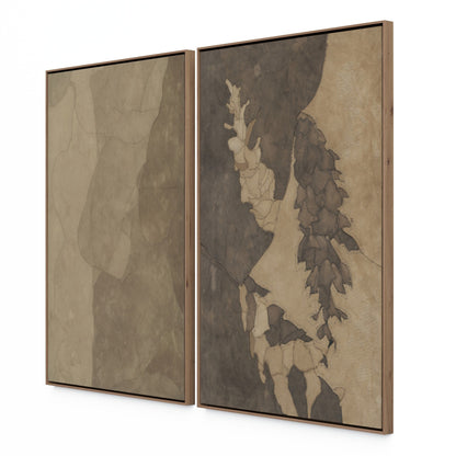 Pinecorn Iii Diptych By Kimmy Quillin