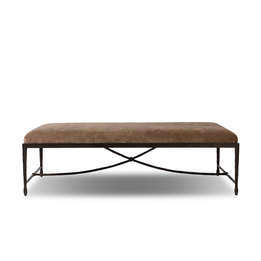 Jade Cocktail Ottoman by Four Hands