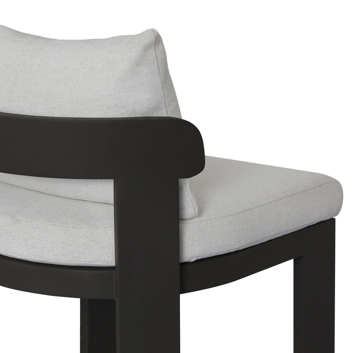 Jackson Outdoor Metal Armless Dining Chair by Four Hands