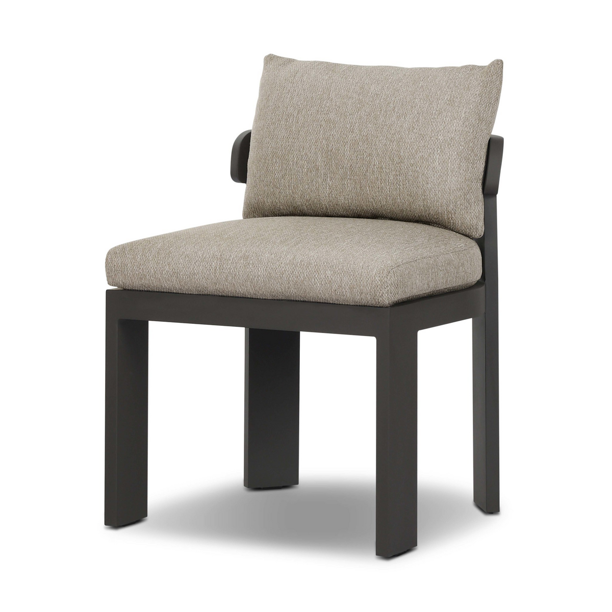 Jackson Outdoor Metal Armless Dining Chair by Four Hands