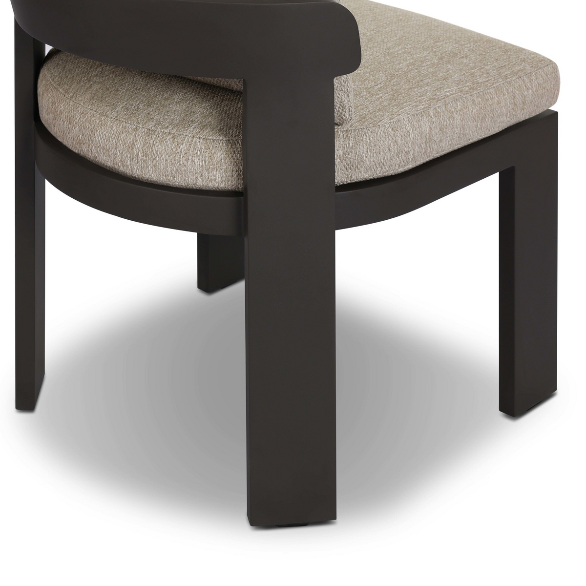 Jackson Outdoor Metal Armless Dining Chair by Four Hands