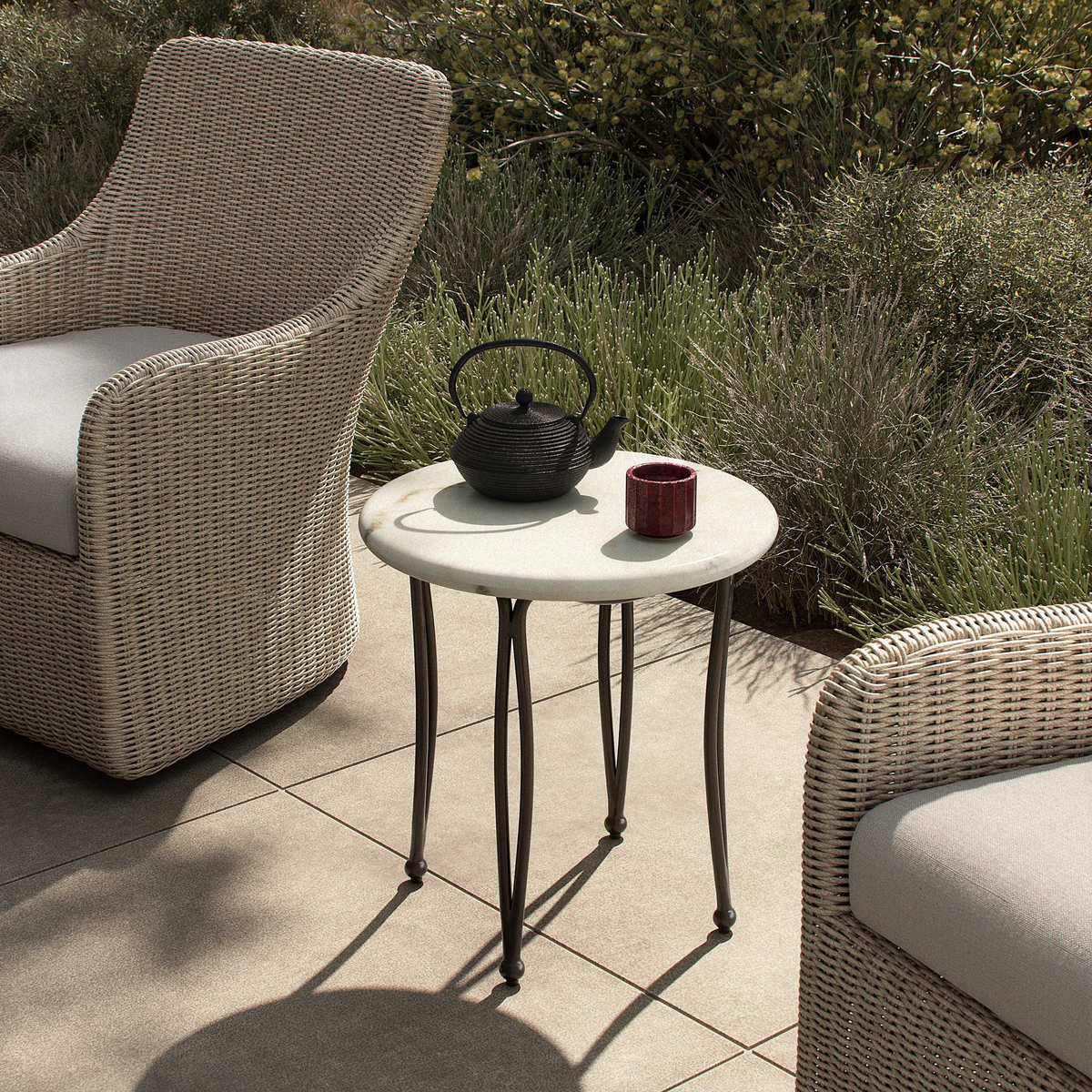 Idalia Outdoor End Table by Four Hands