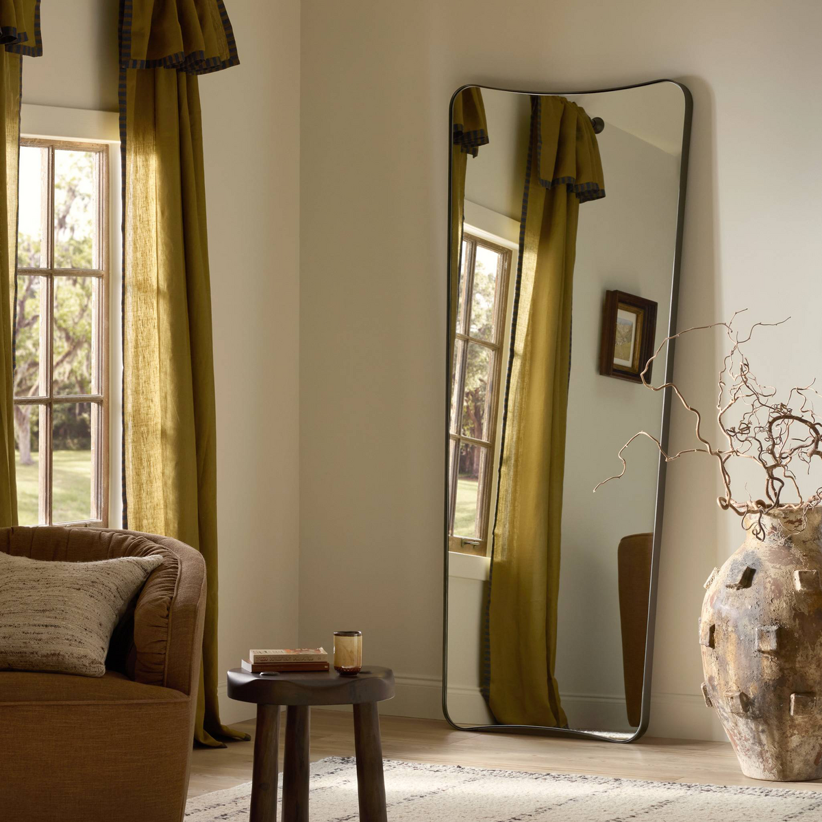 Hamza Floor Mirror by Four Hands