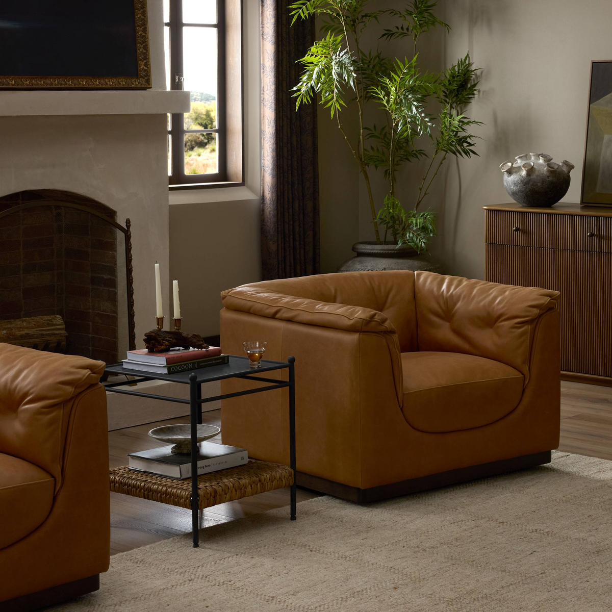 Santino Swivel Chair by Four Hands