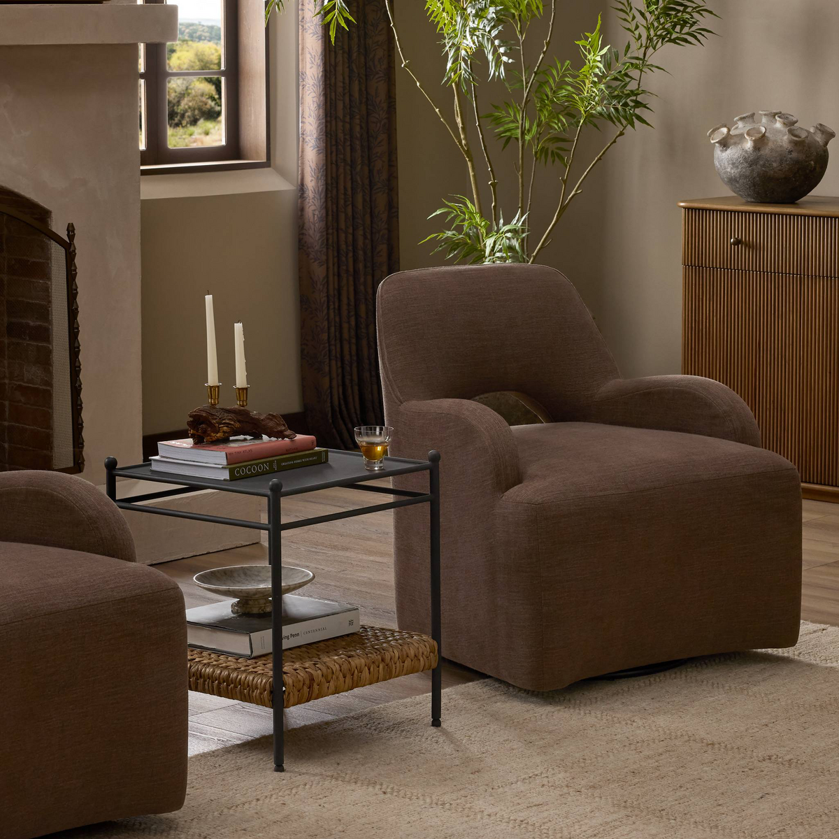 Barclay Swivel Chair by Four Hands