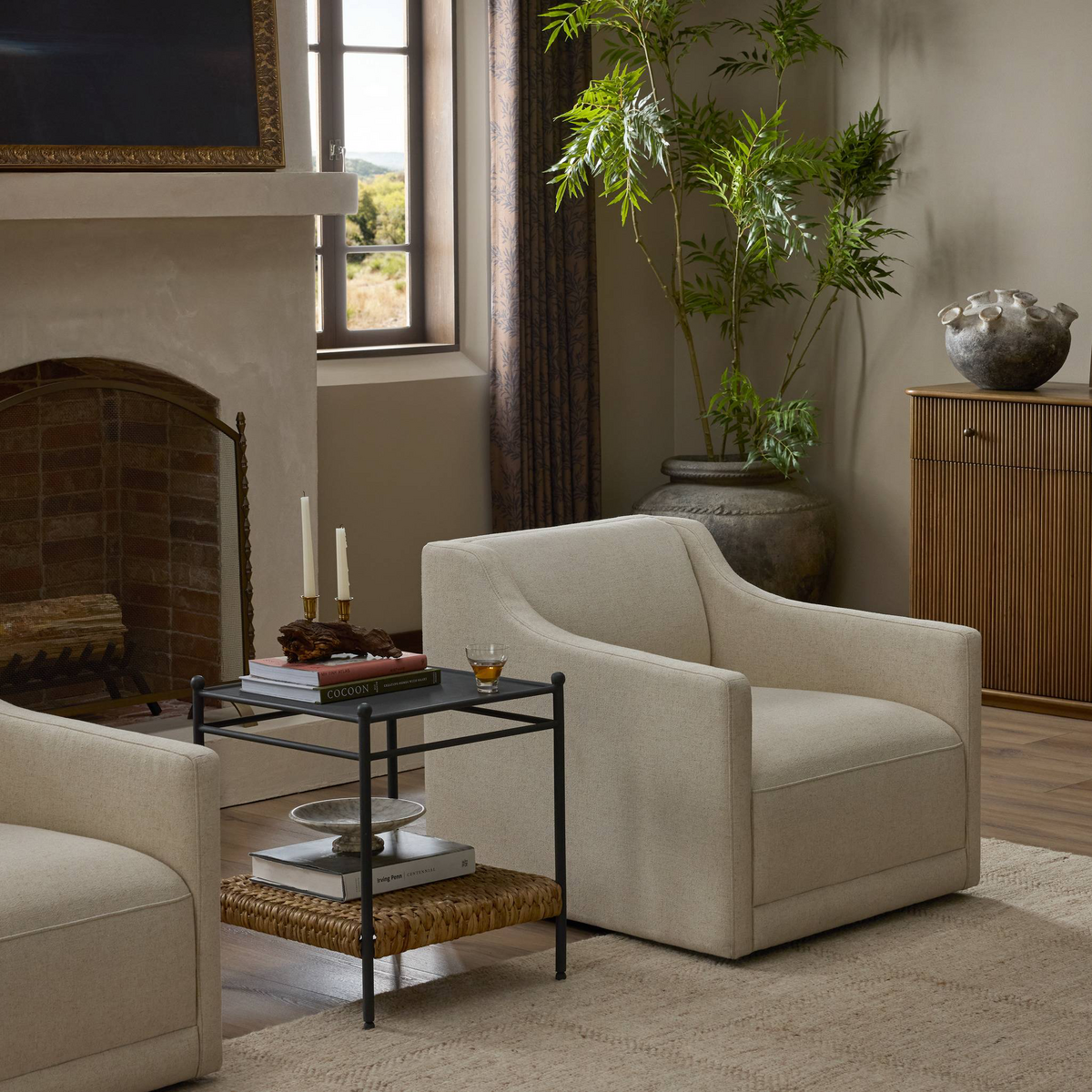 Gianna Swivel Chair by Four Hands