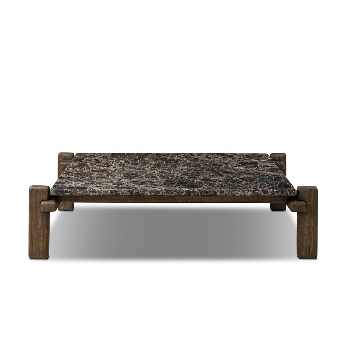 Marcia Square Marble Coffee Table by Four Hands