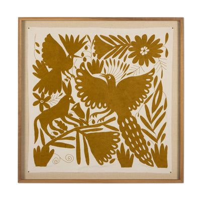 Otomi Framed Textile by Four Hands