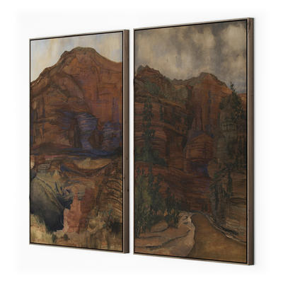 Desert Diptych By Aileen Fitzgerald by Four Hands