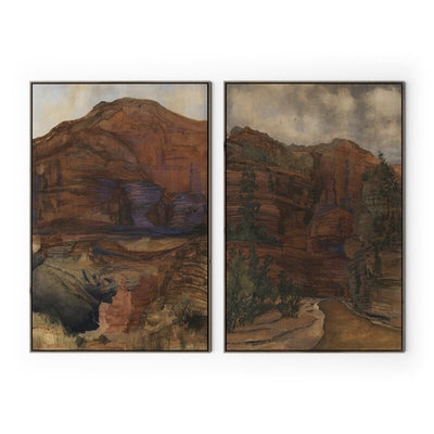 Desert Diptych By Aileen Fitzgerald by Four Hands