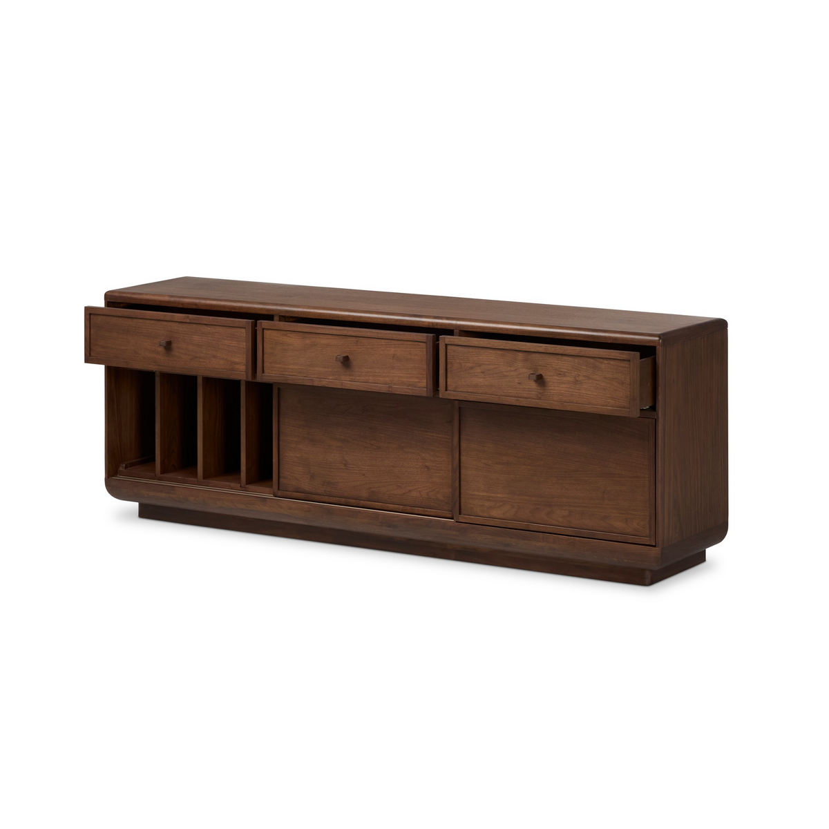 Vincent Media Console With Record Storage by Four Hands