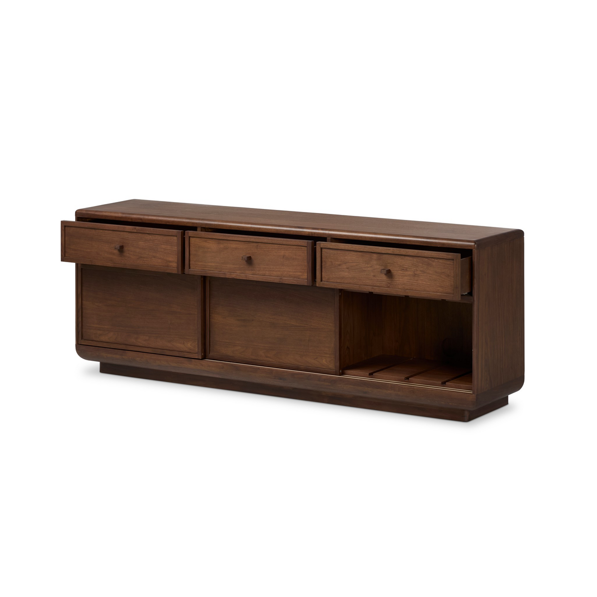 Vincent Media Console With Record Storage by Four Hands