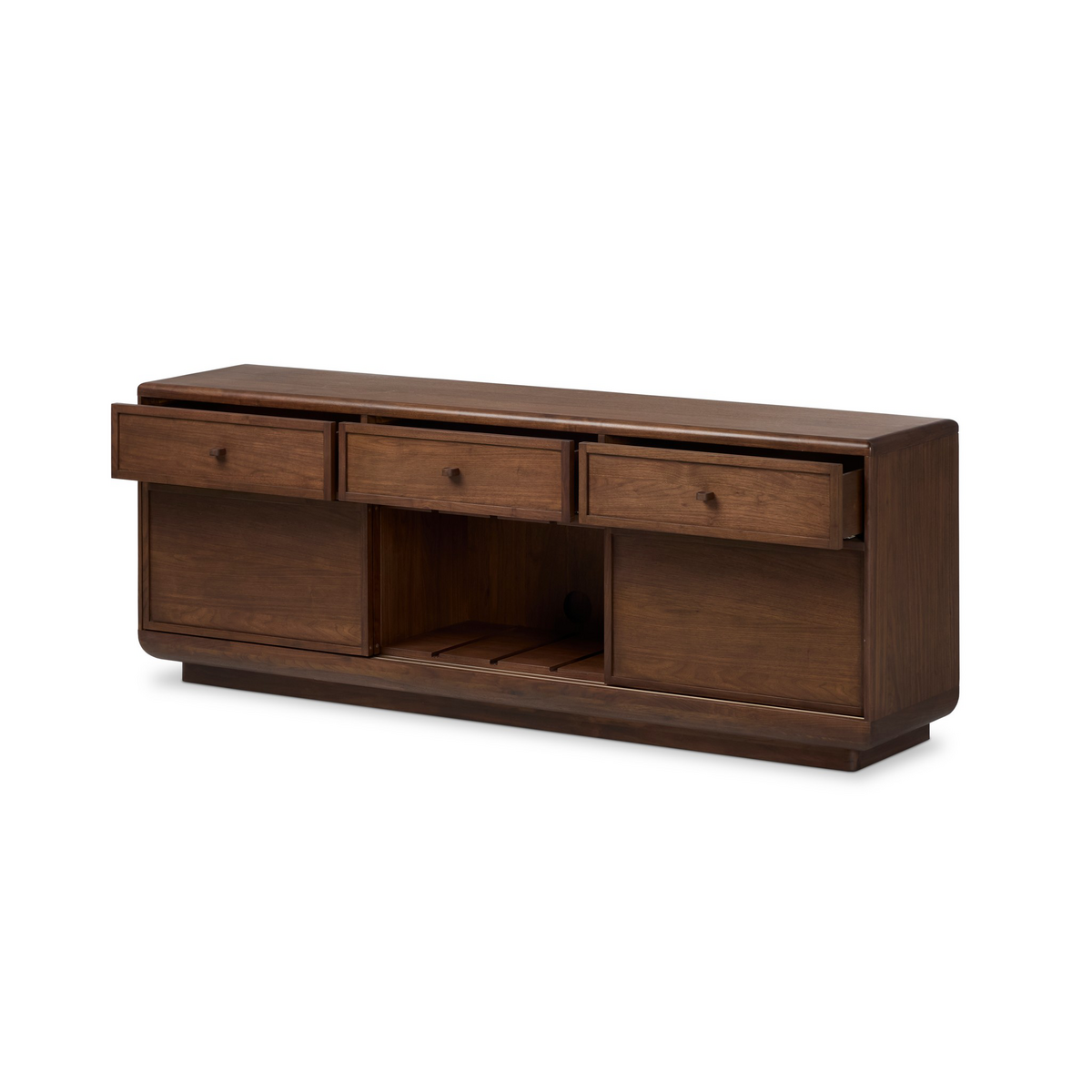 Vincent Media Console With Record Storage by Four Hands