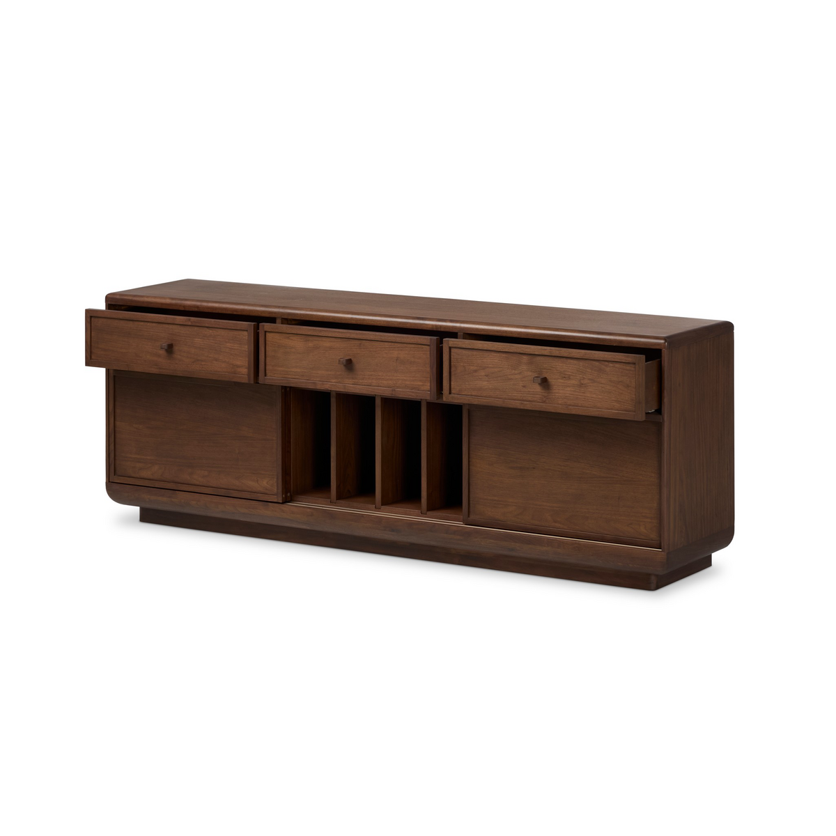 Vincent Media Console With Record Storage by Four Hands