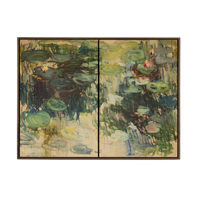 Lily Pond By Lilia Orlova-Holmes by Four Hands
