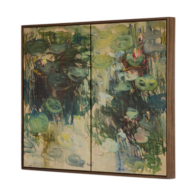 Lily Pond By Lilia Orlova-Holmes by Four Hands