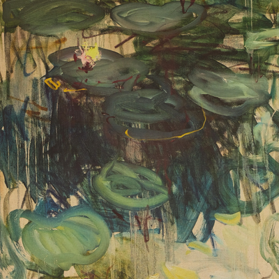 Lily Pond By Lilia Orlova-Holmes by Four Hands