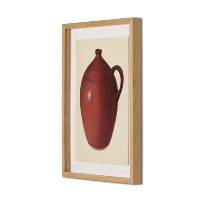 Economy Redware Jug By Edward White by Four Hands