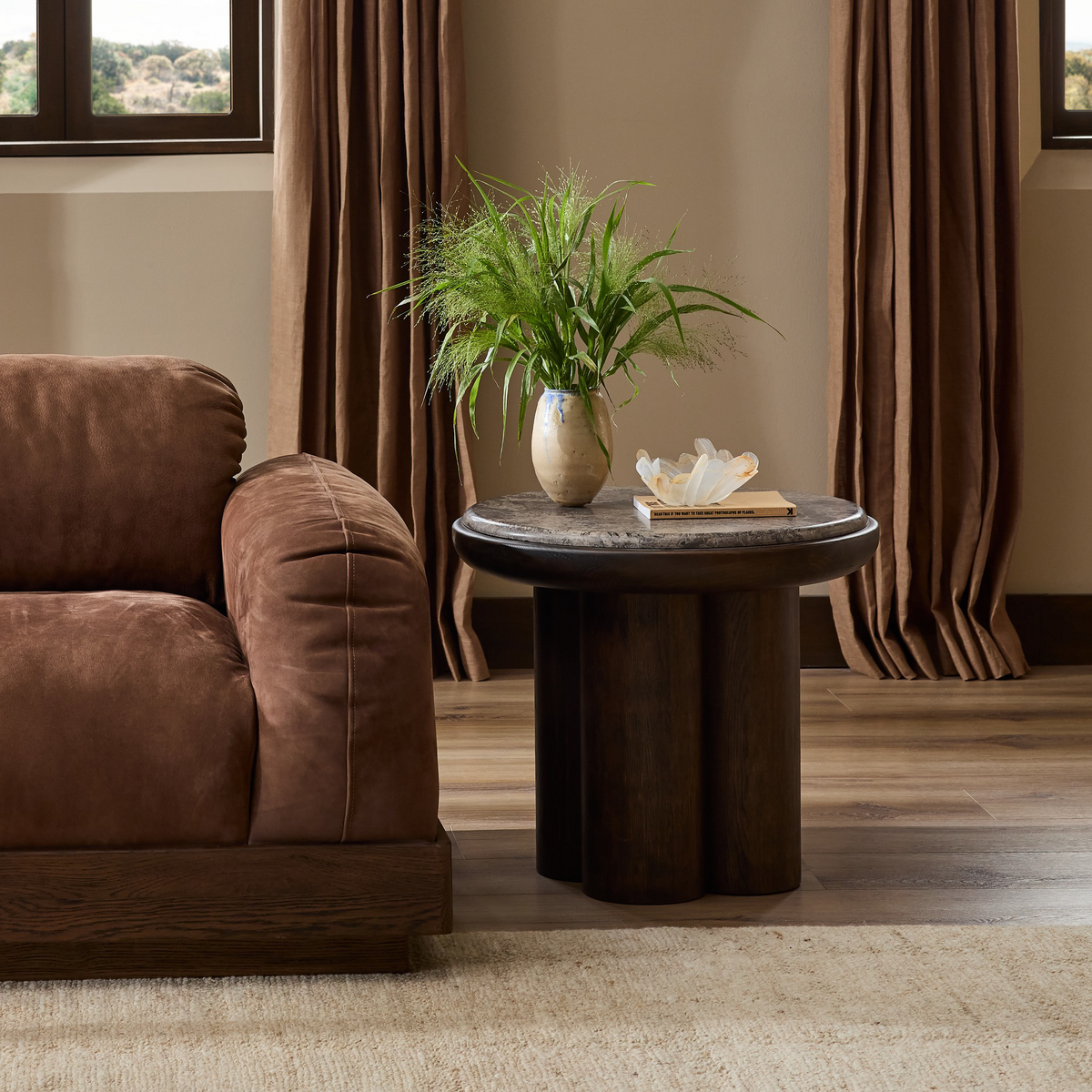 Zeke End Table by Four Hands