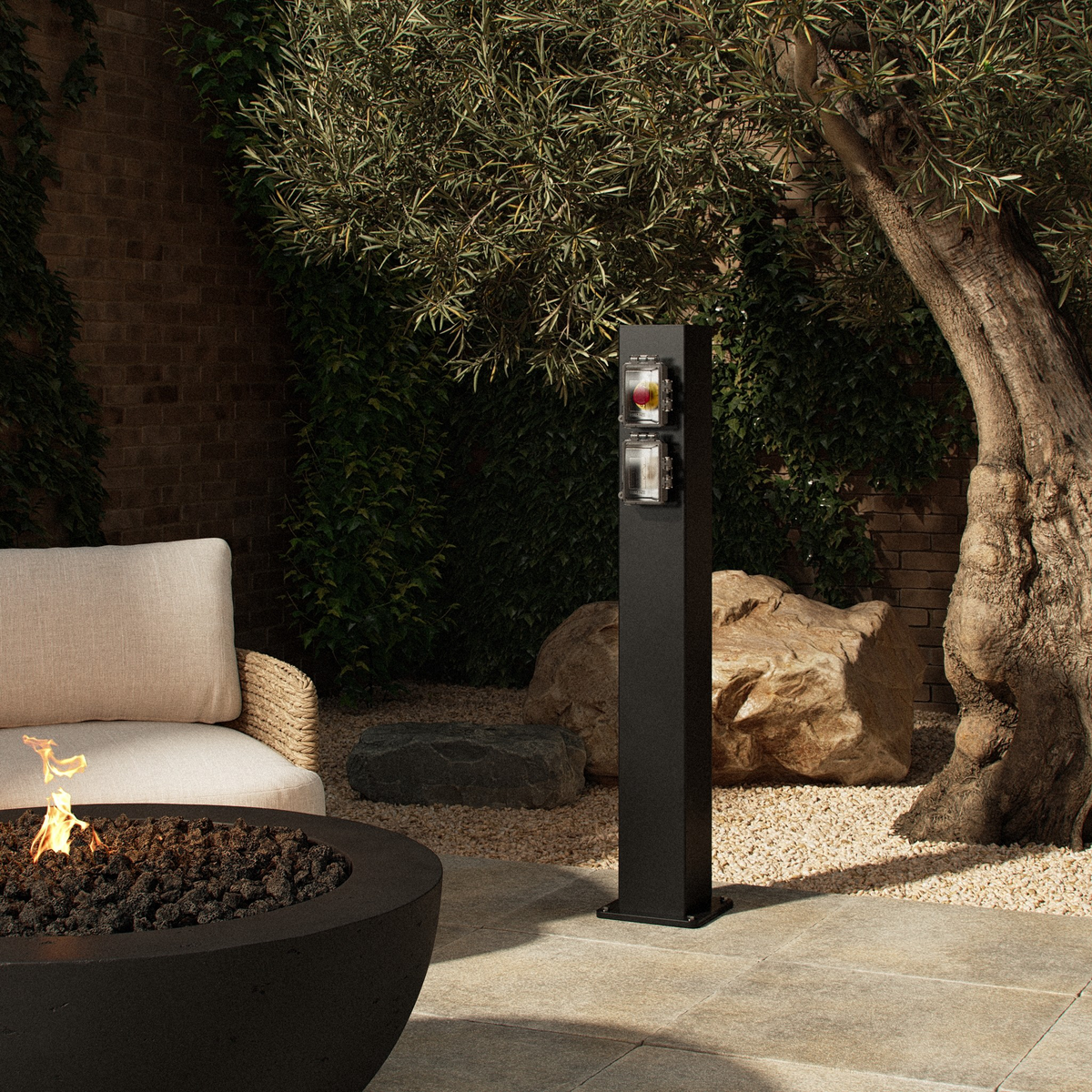 Power Column W/ Emergency Stop And Timer by Four Hands