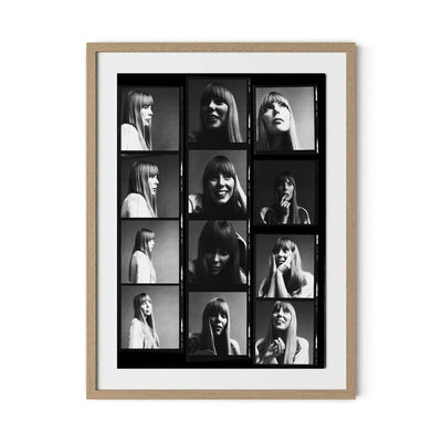 Joni Mitchell Contact Sheet By Getty Images by Four Hands