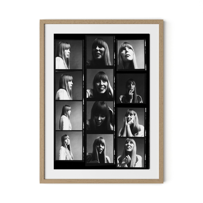 Joni Mitchell Contact Sheet By Getty Images by Four Hands