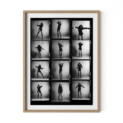 Tina Turner Contact Sheet By Getty Images by Four Hands