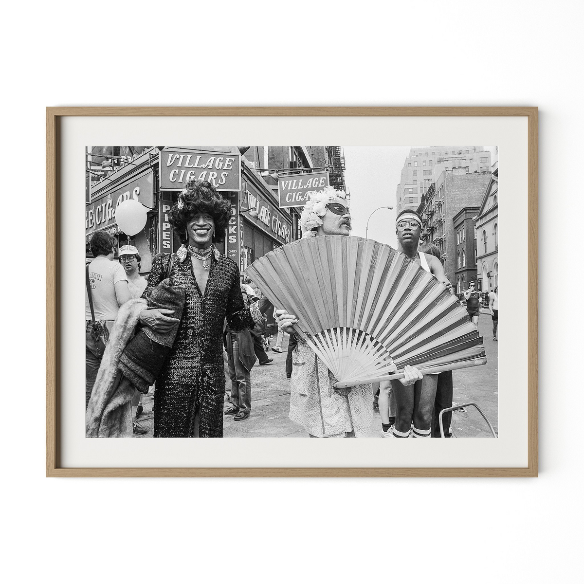 Marsha P. Johnson At Pride March By Barbara Alper by Four Hands