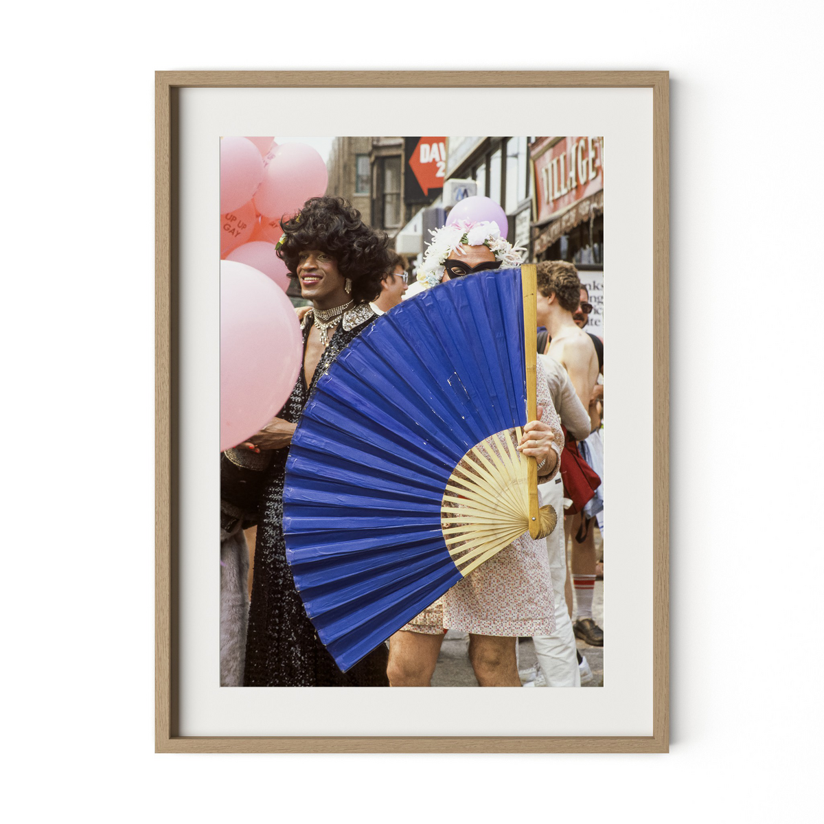 Johnson & Others At Pride March By Barbara Alper by Four Hands