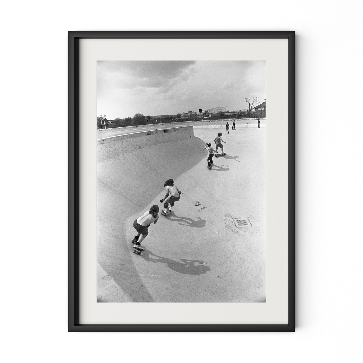 Skateboarding In A Drained Pool Ii by Four Hands