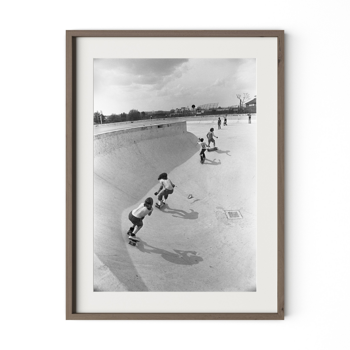 Skateboarding In A Drained Pool Ii by Four Hands