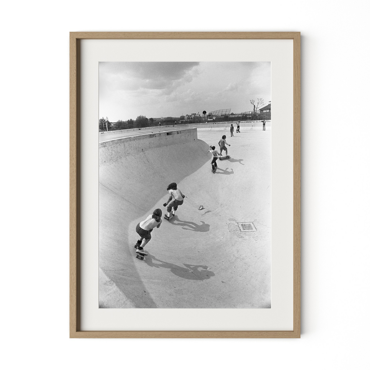Skateboarding In A Drained Pool Ii by Four Hands