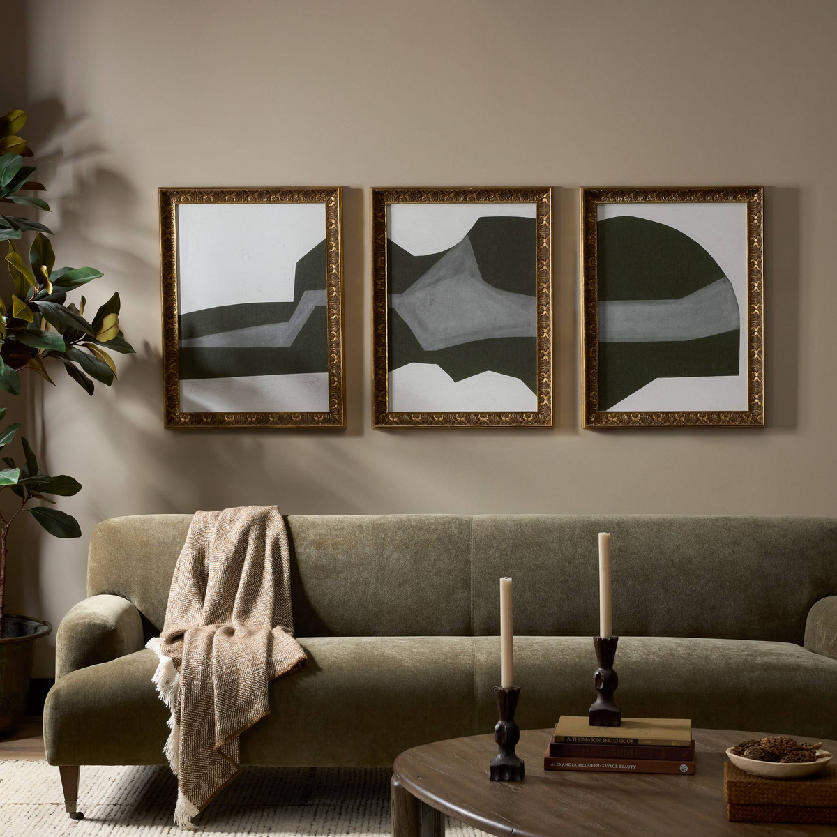 Suspended Triptych By Raoul Morren by Four Hands