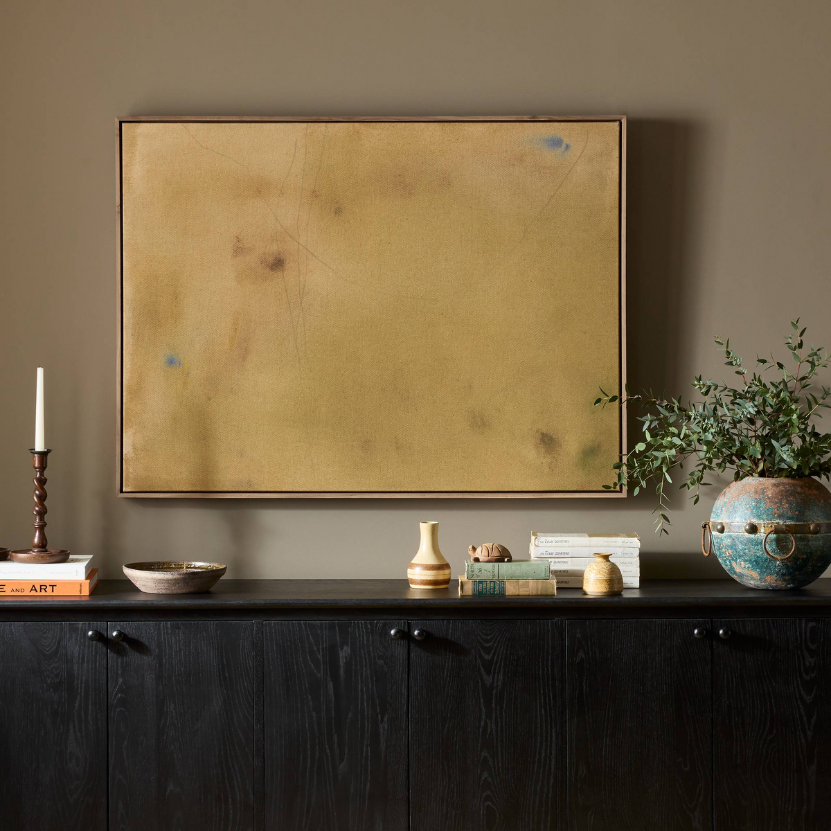 Gold Wash Abstract By Lauren Fuhr by Four Hands