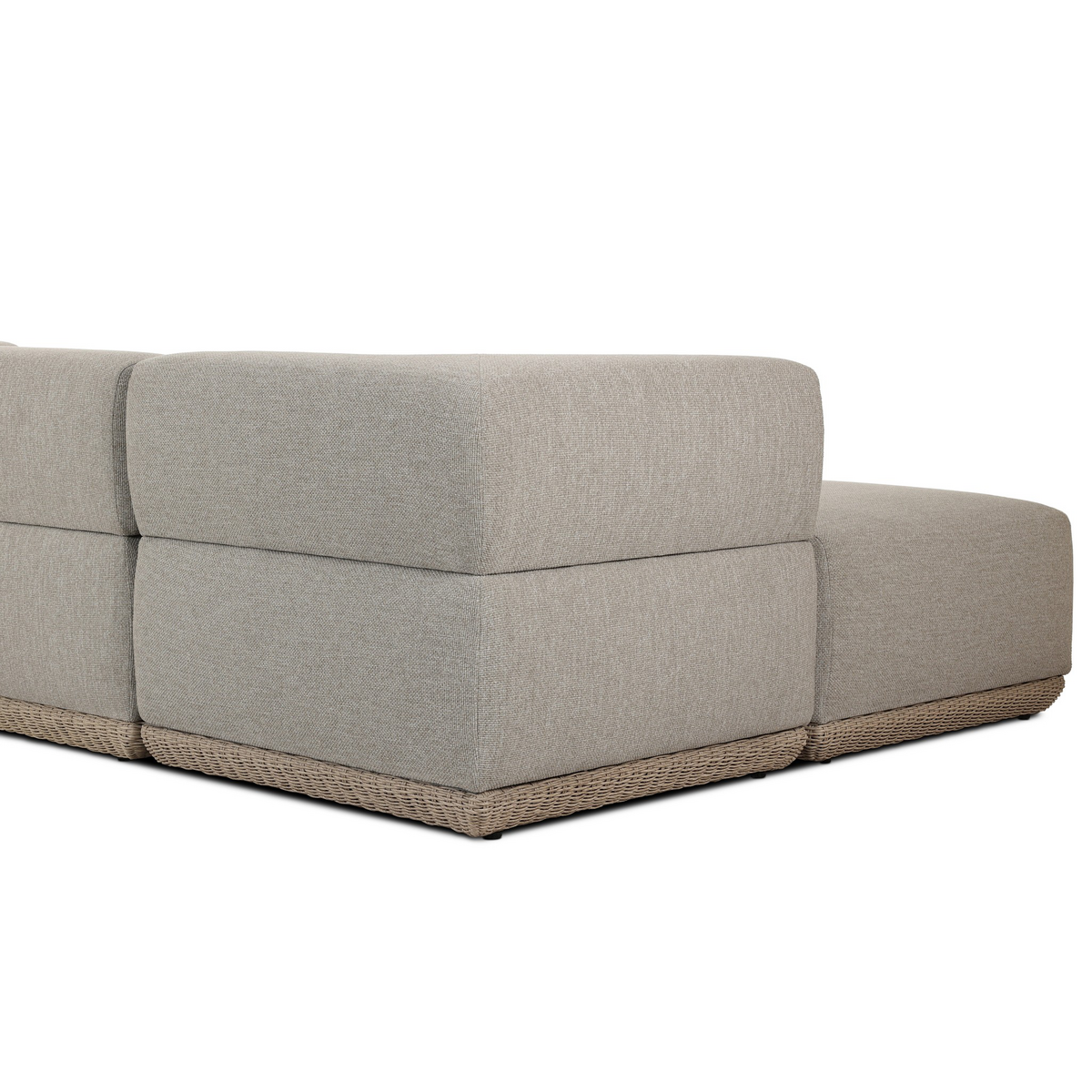 Evander Outdoor 4 Pc Sectional W/ Ottoman by Four Hands
