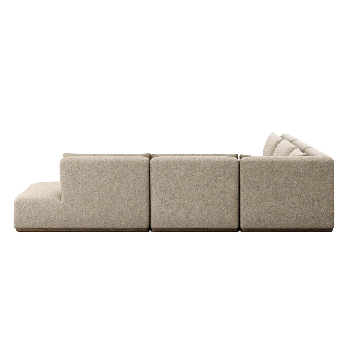 Adler Outdoor 5-Piece Sectional + Bumper Chaise by Four Hands
