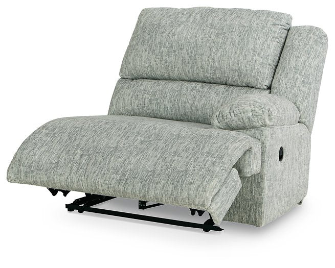 McClelland 3-Piece Reclining Sectional Loveseat with Console