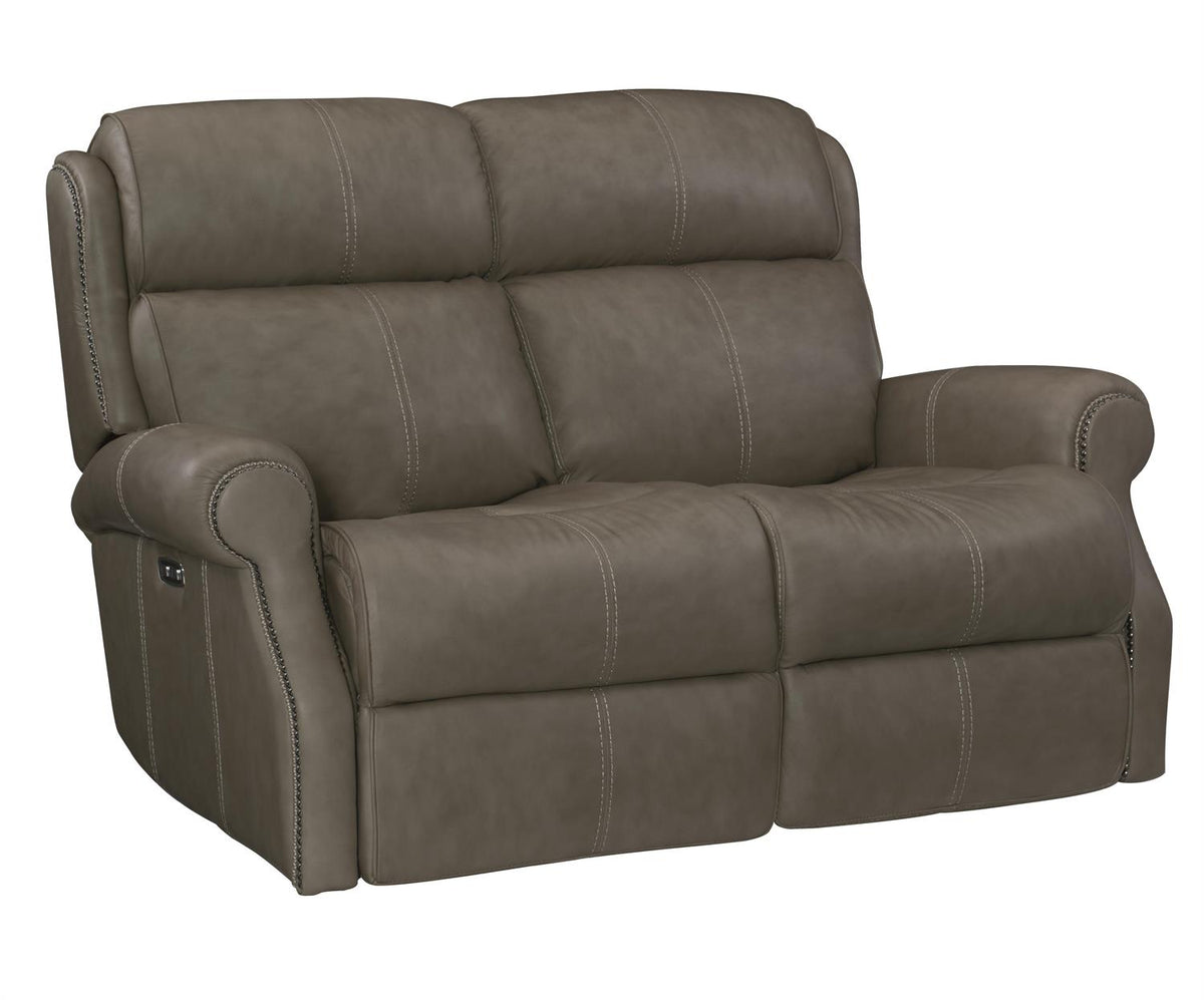 McGwire Leather Power Motion Loveseat (295RLGO) by Bernhardt
