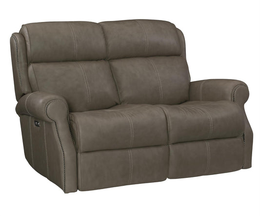 McGwire Leather Power Motion Loveseat (295RLGO) by Bernhardt