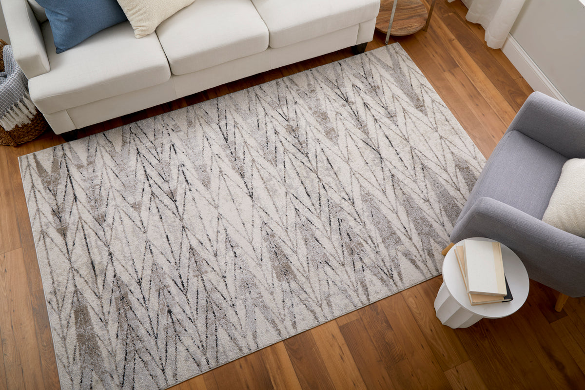 Vancouver 39NTF Beige/Brown Rug by Feizy