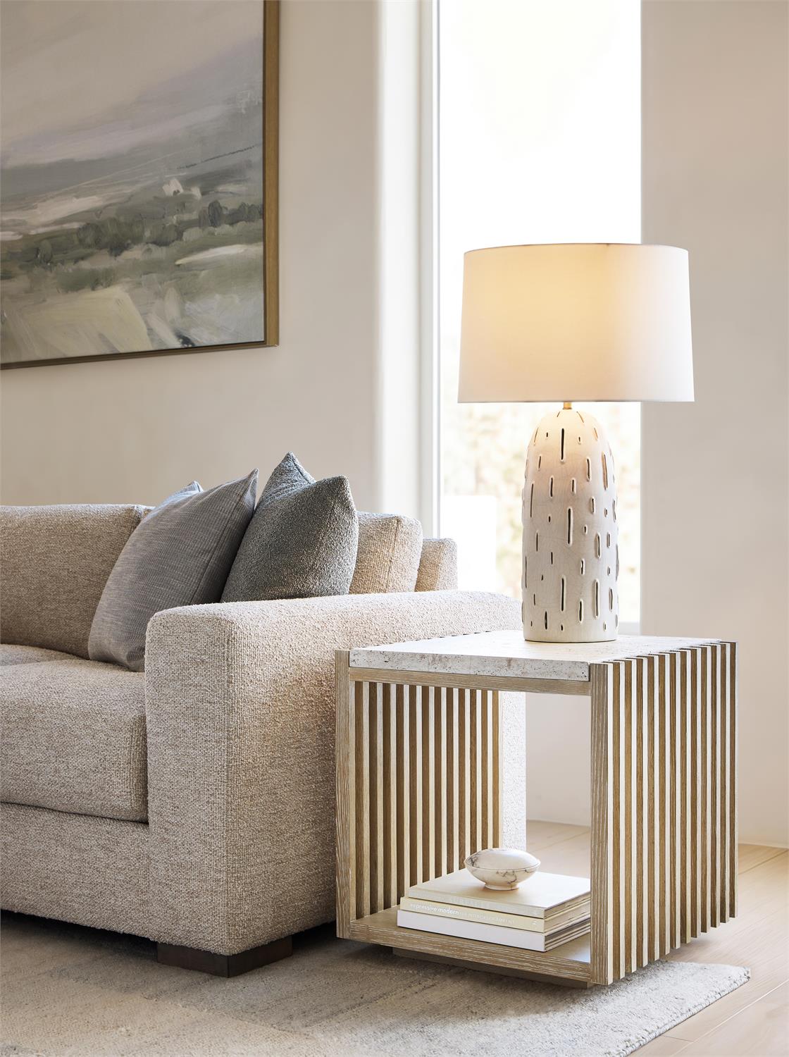 Asana Side Table by Bernhardt