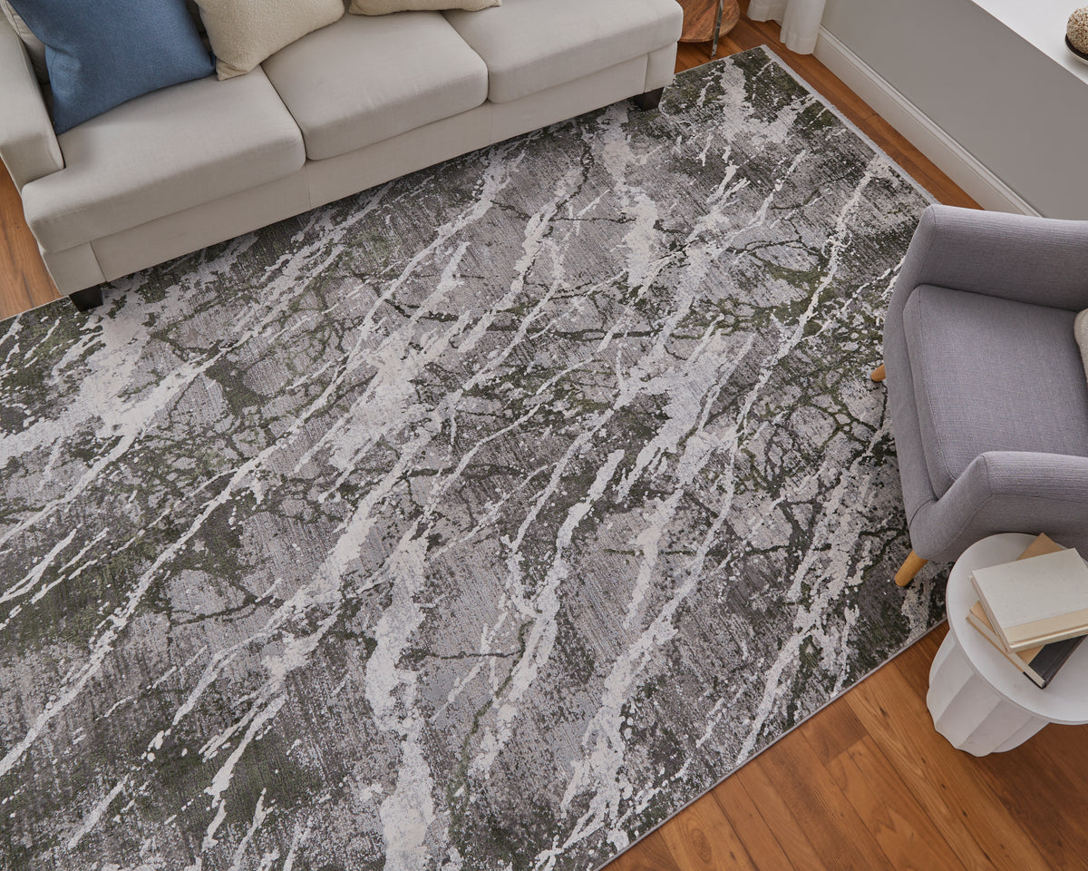 Cadiz 39N6F Green/Ivory Rug by Feizy