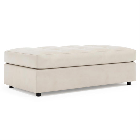 Nest Leather Ottoman (3300L) by Bernhardt
